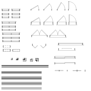 729 Wall, Door & Window Plan